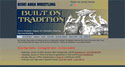 Desktop Screenshot of kawrestling.com