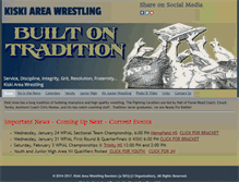 Tablet Screenshot of kawrestling.com